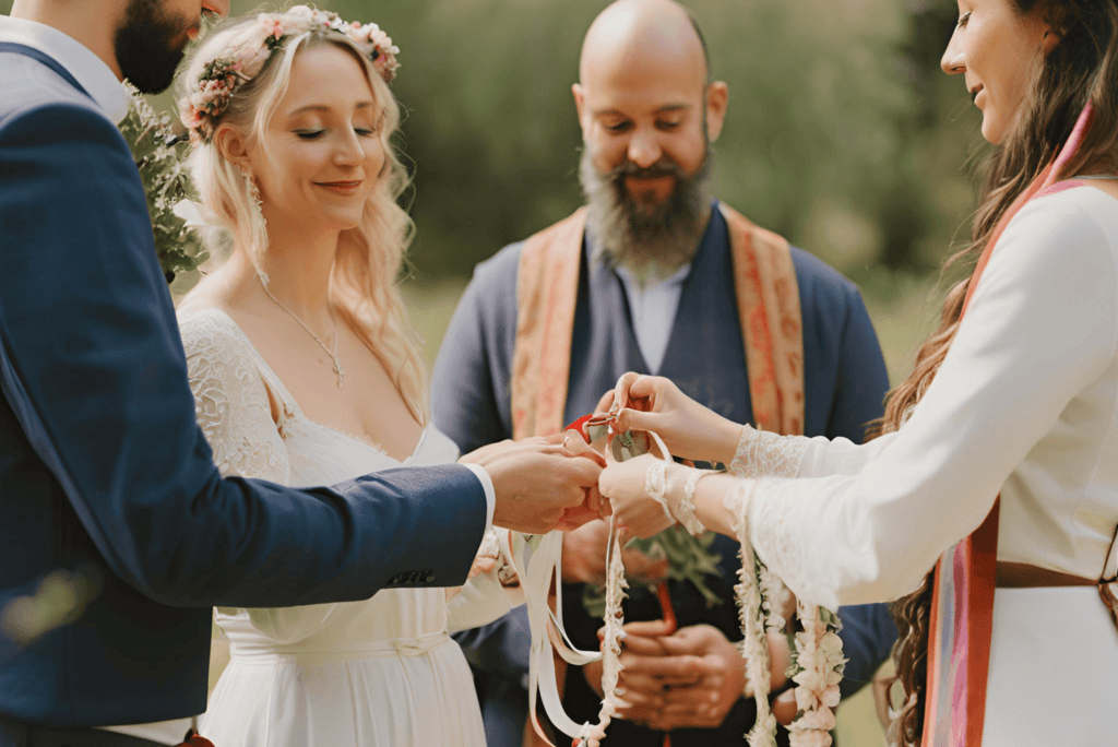 The Significance of Handfasting in Pagan Weddings - The Offbeat Officiant